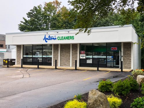 Anton's Cleaners location on Main Street in Medfield MA